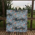 Klant imago Wasdoek Bloemen & Vogel - Blauw