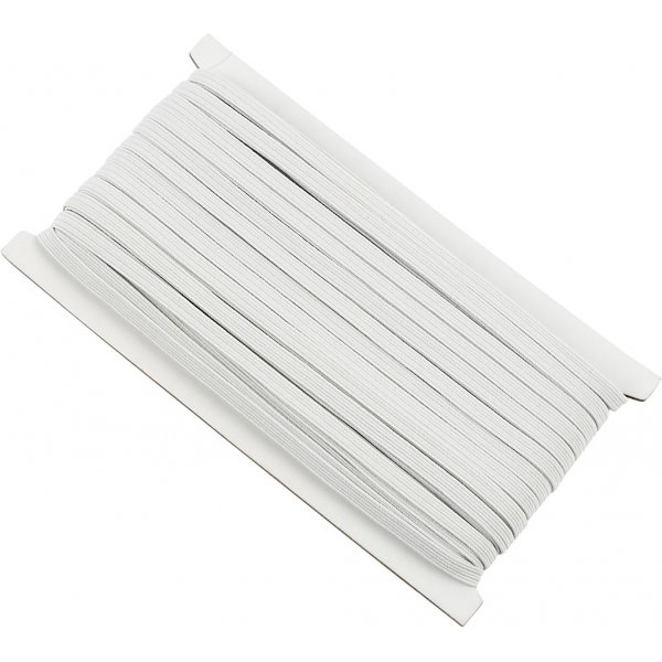 Elastiek - wit - 50 m Elastiek - wit - 50 m