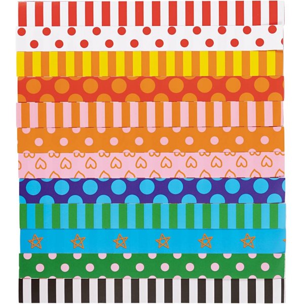 Slingerstroken met print - Patroon - 2400 st Slingerstroken met print - Patroon - 2400 st