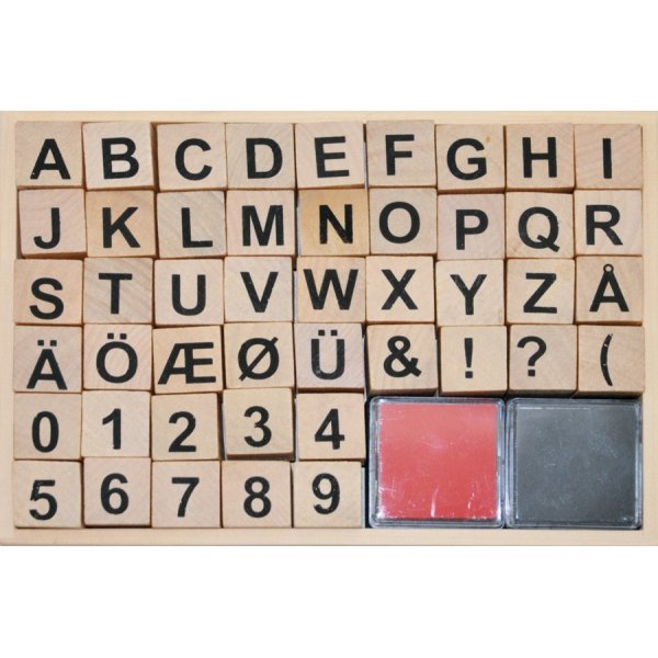 Letterstempels / Cijferstempels - 20x20 mm