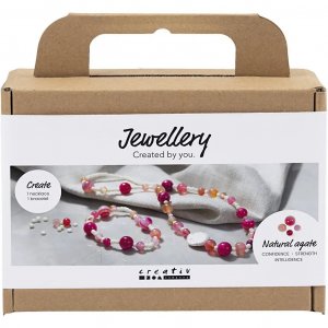 DIY-pakket - kralensieraden - roze