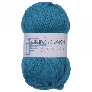 Vikinggaren Alpaca Storm 50g - Medium blauw (530) Vikinggaren Alpaca Storm 50g - Medium blauw (530)