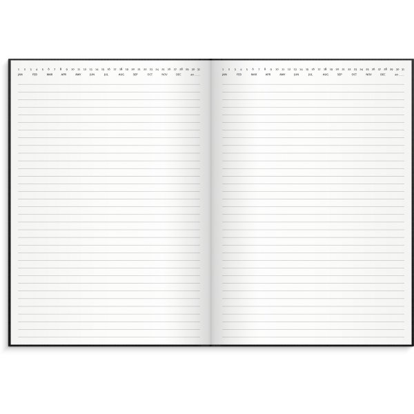 Notitieboekje - Zwart - Gelinieerd A4 Notitieboekje - Zwart - Gelinieerd A4