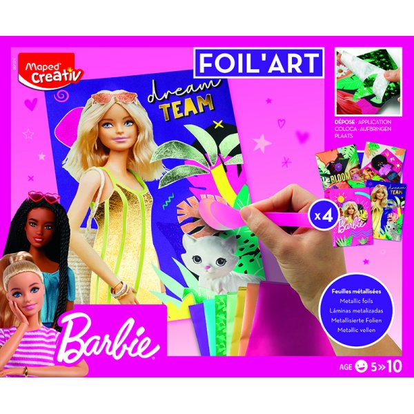 Barbie - Maped - Foliekunst (5+ jaar)