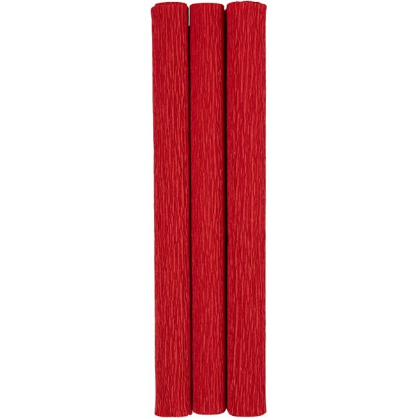 Crpepapier - rood - 3 vellen