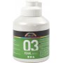 Schoolverf Acryl - Metallic - wit - 500 ml