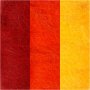 Gekaarde Wol - geel/terracotta harmonie - 3 x 10 gr