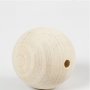 Houten kralen - 60 mm - 3 st