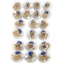Foamstempels met handvatten - 20 st