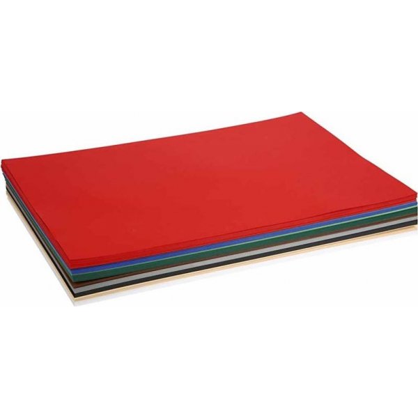 Kerstkarton - gemengde kleuren - A2 - 300 vellen