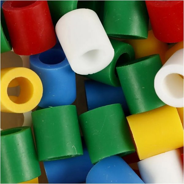 NABBI Pijpkralen - Jumbo 550 stuks - Standaardkleur NABBI Pijpkralen - Jumbo 550 stuks - Standaardkleur