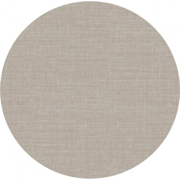 Waxdoek PVC Rond Linnen - Beige
