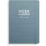Weekplanner ongedateerd - Blauw