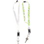 Sleutelhanger - wit - 5 st