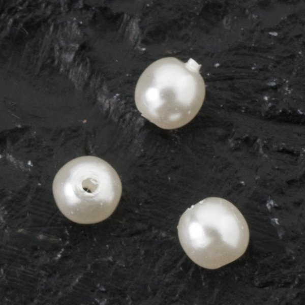 Glaswaskralen 3 mm Wit - 75 st