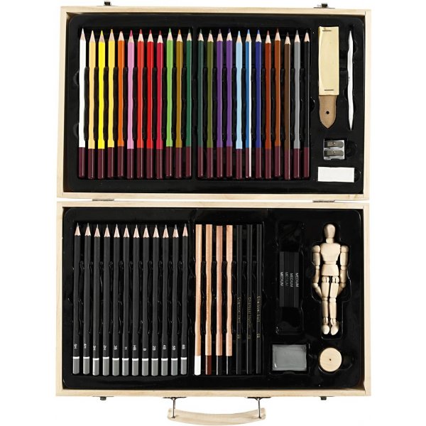 Schets en tekening - gemengde kleuren Schets en tekening - gemengde kleuren