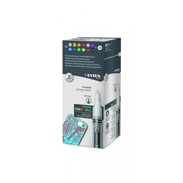 Markeer alles 0,7 mm - 12-pack