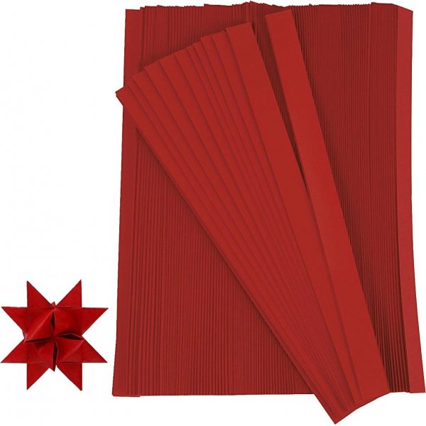 Sterstroken - rood - 4,5 cm, 500 stroken