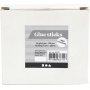 Lijmsticks voor mini lijmpistool - goud - groen - rood - zilver - glitter - L10 cm - 100 stuks