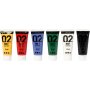 Schoolverf - Acryl - standaardkleuren - mat - 6 x 20 ml