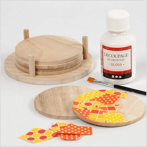 Dienbladen - Ø9,5 cm - 6 st Dienbladen - Ø9,5 cm - 6 st