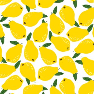 Dekzeil PVC Citroen - Geel