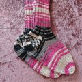 Klant imago Vikinggaren Raggen 150g - Roze/grijs/zwart (770)