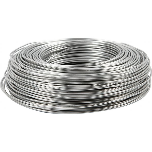 Aluminiumdraad - Ø2 mm - zilver - 100 m Aluminiumdraad - Ø2 mm - zilver - 100 m
