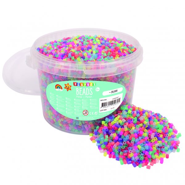 Tube kralen glittermix - 20000 st Tube kralen glittermix - 20000 st