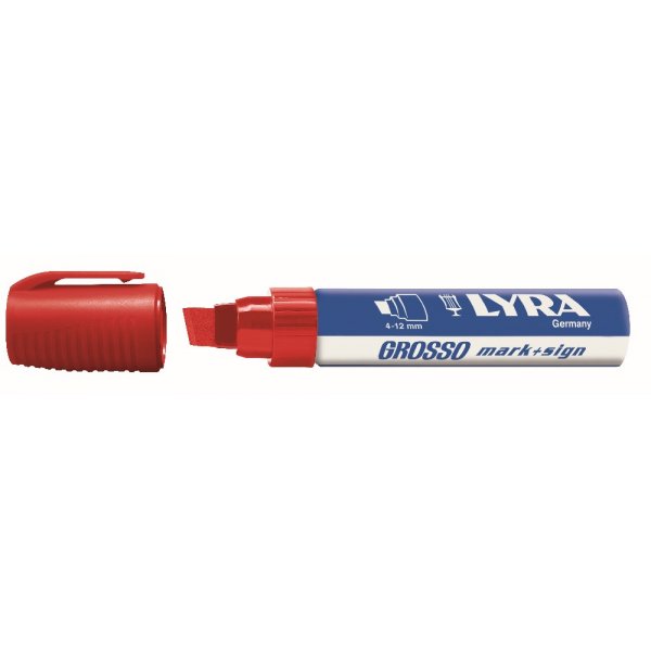 Permanente marker Mark&Sign 4-12 mm - Rood