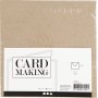 Gerecyclede envelop - naturel - 16 x 16 cm - 50 st
