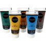 Pigment Art Acrylic - mengkleuren - natuurlijke kleuren - halfglans - 5 x 75 ml