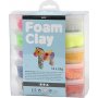 Foam Clay - gemengde kleuren 10 x 35 g