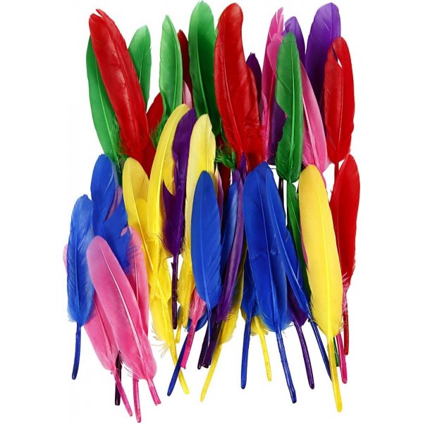 Veren - gemengde kleuren - 48 st