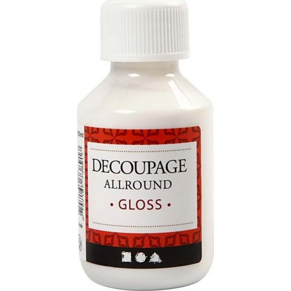 Decoupagelak - rondom - glanzend - 100 ml