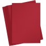 Gekleurd karton - Kerstrood - A4 - 180 gr - 100 vellen