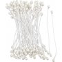 Stamper voor Bloemen - Wit - Parelmoer - 100 st