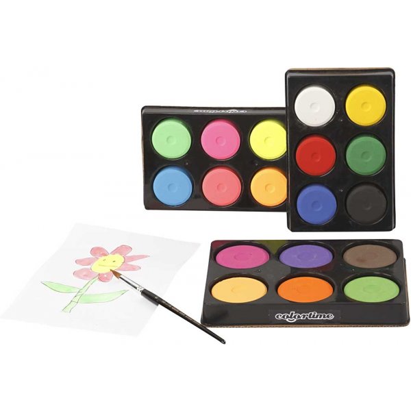 Waterverf - 57 mm - complementaire kleuren