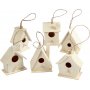Vogelhuisjes mini - 6 x 10 st