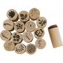 Deco Art Stempelset - bloemen en bladeren - 15 st