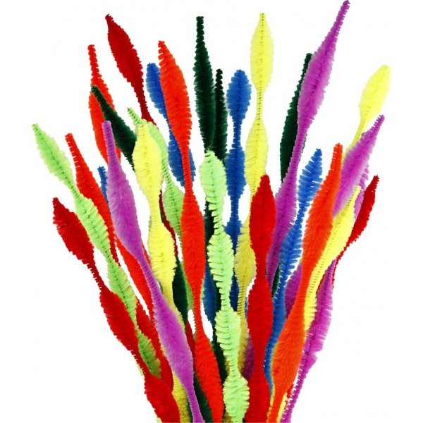Pijpenrager - gemengde kleuren - vorm - 28 st
