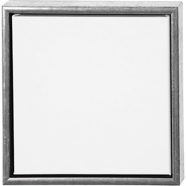 ArtistLine Canvas met lijst - antiek zilver/wit - 34x34 cm ArtistLine Canvas met lijst - antiek zilver/wit - 34x34 cm