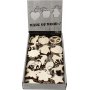 Sleutelhanger met houten bordje - 128 st