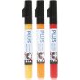 Plus Color Marker - pompoen - karmozijnrood - gele zon - 3 st
