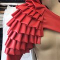 Klant imago Imitatie nappaleer Rood - 140 cm