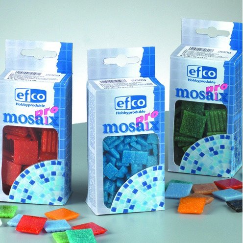 MosaixPro - glasmozaek 10 x 10 mm - wit 200 g ~ 302 st.