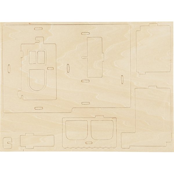 3D-bouwfiguur - Huis met veranda 3D-bouwfiguur - Huis met veranda