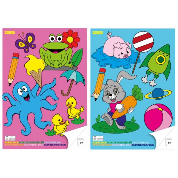 Tekenblok A4 Sense - 30 vellen