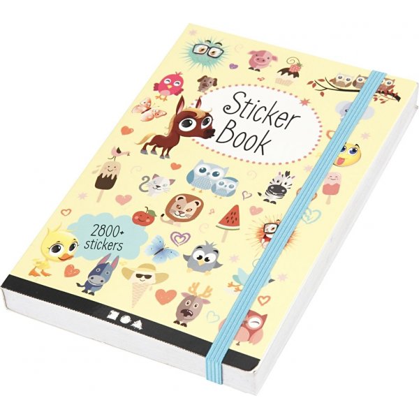 Boek met stickers