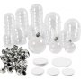 Decoratieve bal - 5/6/8 cm - 60 st